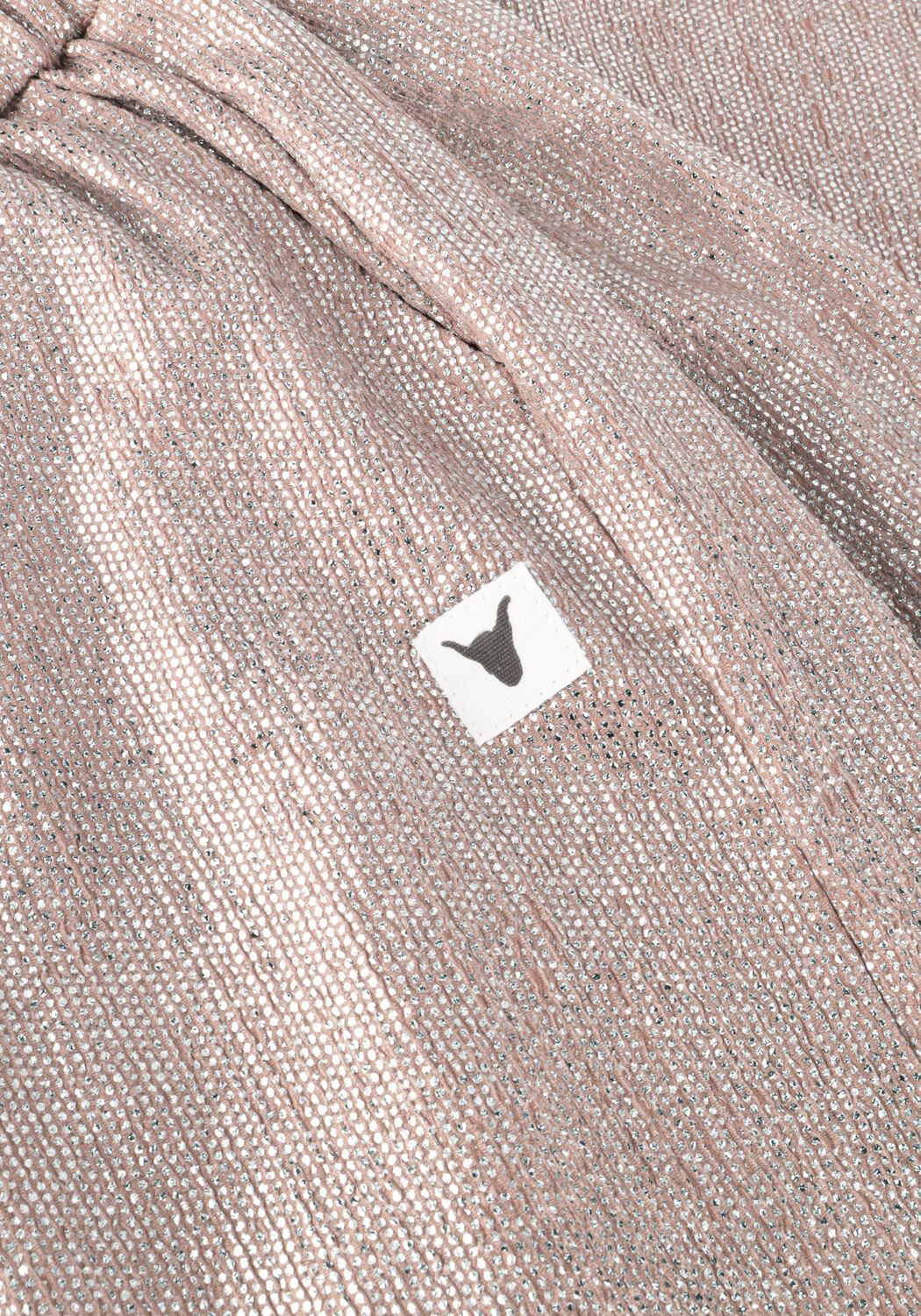 Hell-Pink ALIX MINI Hose KIDS KNITTED SHINY WIDE LEG PANTS - large