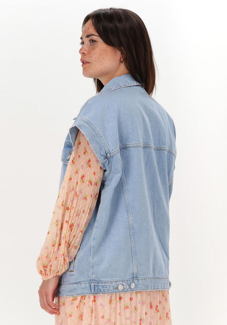 Blaue NA-KD Gilet OVERSIZED DENIM VEST - large