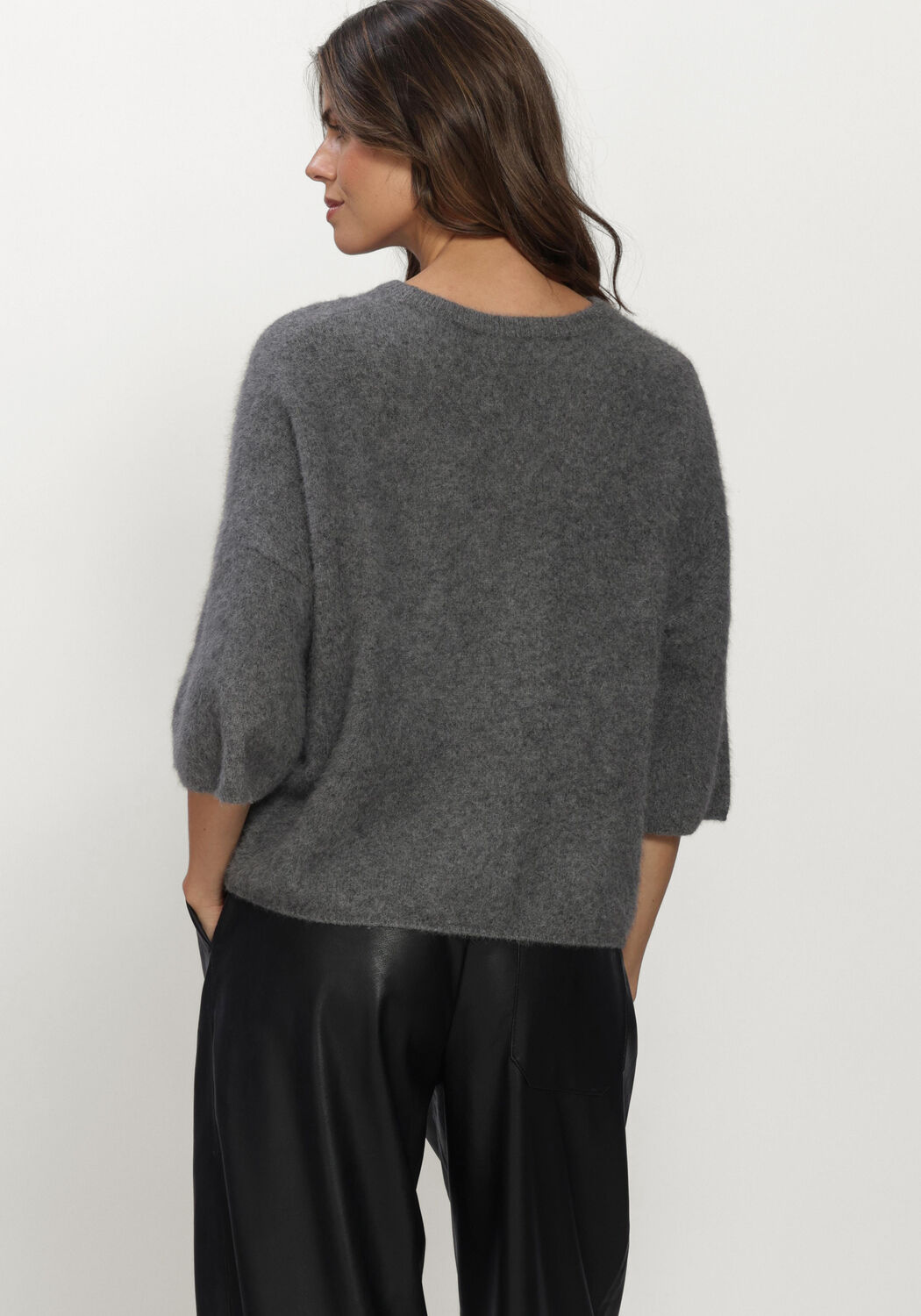 Anthrazit KNIT-TED Tops & T-shirts HANS TOP - large