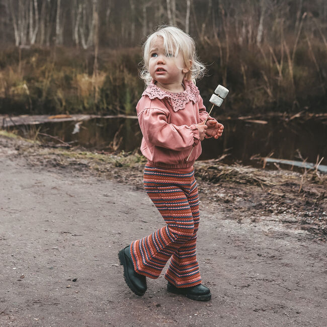 Rosane YOUR WISHES Pullover FRENCH KNIT CROCHET SWEATER - large