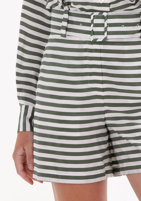 Grüne VANILIA Hosen CLEAN STRIPE SHORT - large