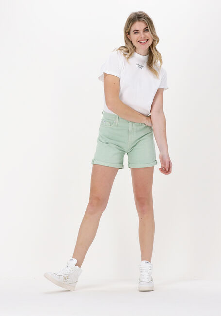 Hellblau CALVIN KLEIN Kurze Hosen MOM SHORT - large