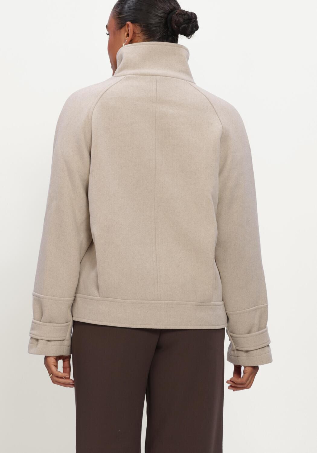 Beige MSCH COPENHAGEN Jack MSCHKINDLY JACKET - large
