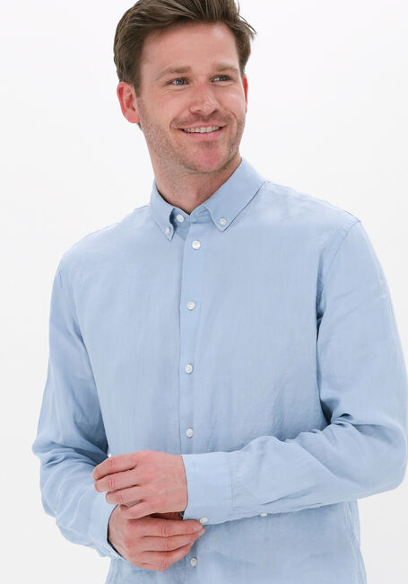 Blaue SELECTED HOMME Casual-Oberhemd SLHREGKYLIAN-LINEN SHIRT - large