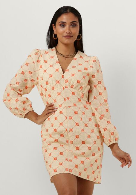 Orangene SECOND FEMALE Minikleid FERMO DRESS - large
