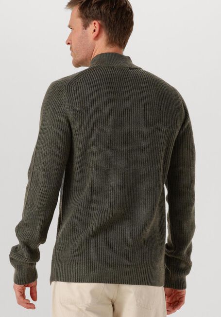 Dunkelgrün DSTREZZED Pullover SKIPPER RIBKNIT - large