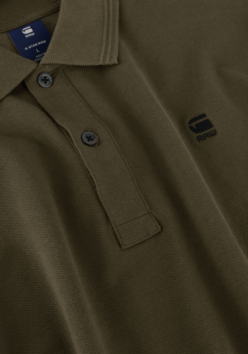 Gr&uuml;ne G-STAR RAW Polo-Shirt DUNDA SLIM POLO S/S - large