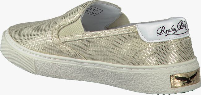Goldfarbene REPLAY Slip-on Sneaker TRIO - large