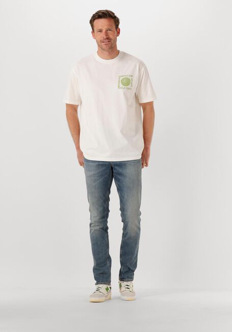 Weiße SCOTCH & SODA T-shirt RELAXED-FIT WASHED ARTWORK T-SHIRT - large