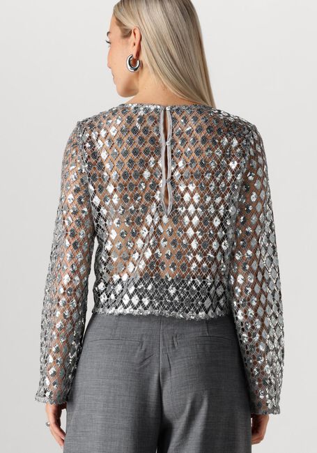 Silberne OBJECT Top OBJGITTE LO L/S TOP 136 - large