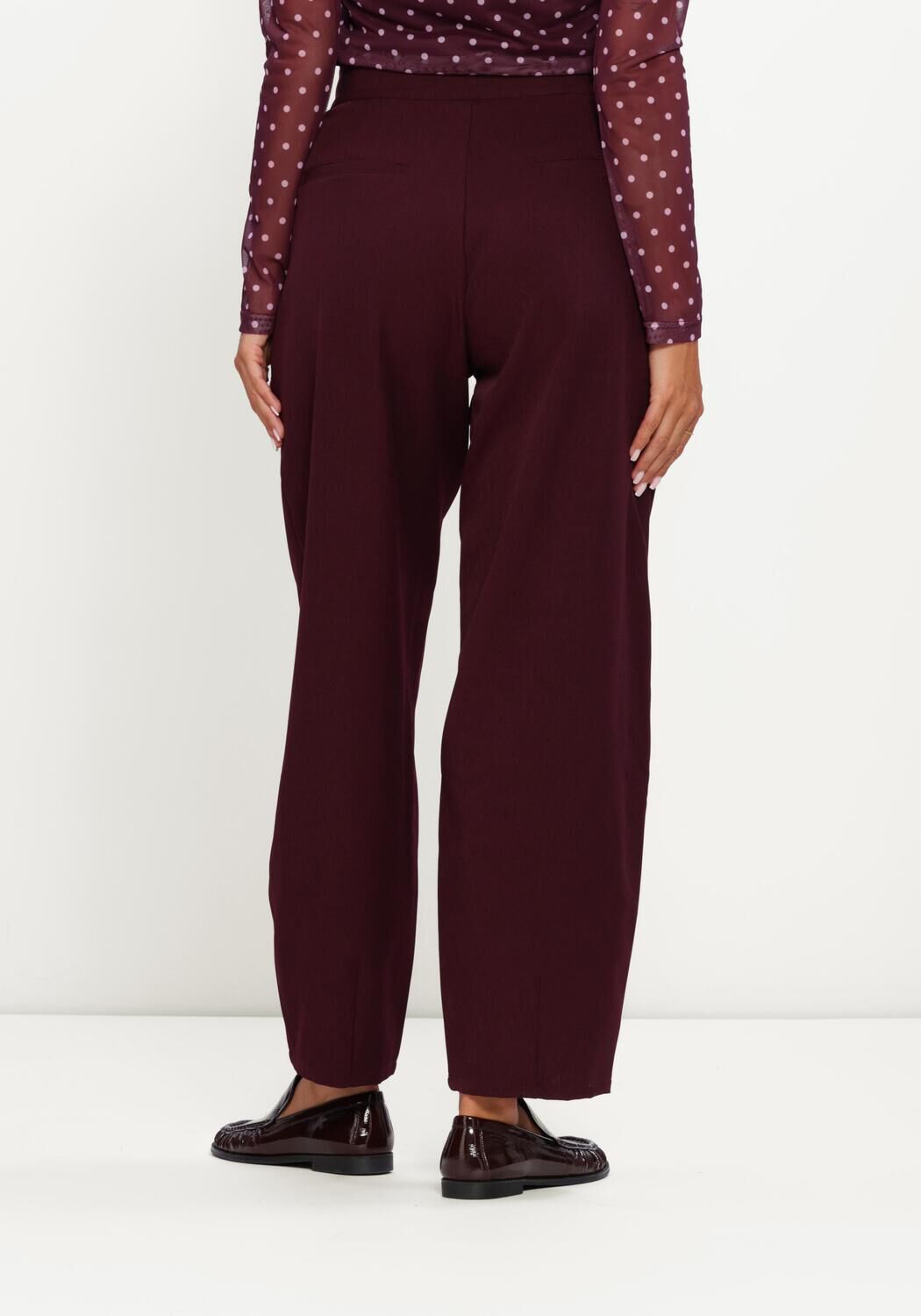 Bordeaux YDENCE Weite Hose PANTS BLYTHE - large