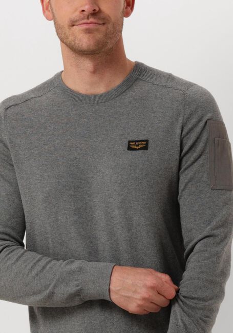 Graue PME LEGEND Pullover R-NECK AMERICAN CLASSIC KNIT - large