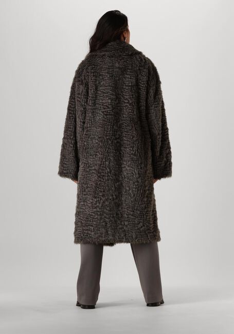 Graue STAND STUDIO Fake-Fur-Jack NICOLE COAT - large