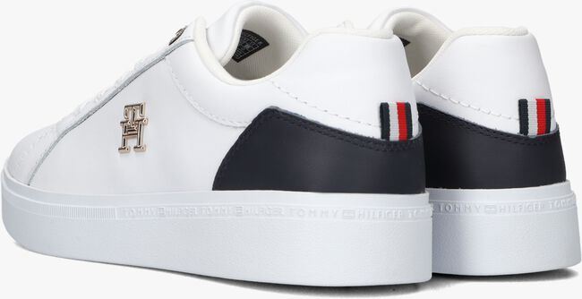 Weiße TOMMY HILFIGER Sneaker low TH COURT - large