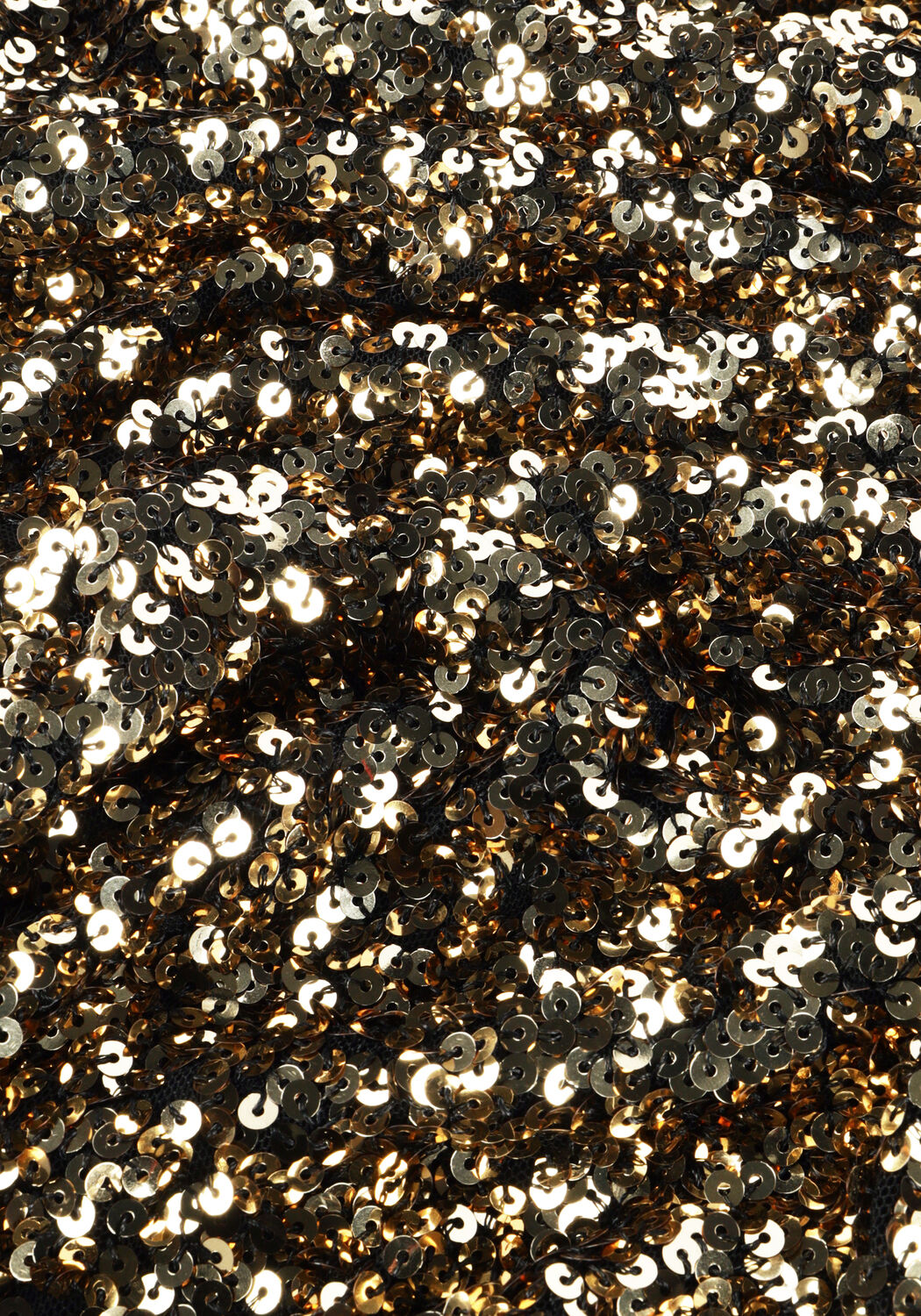 Goldfarbene MOVES Minikleid MANALINA - large