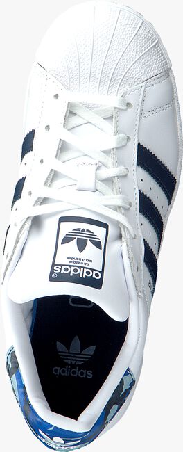 Weiße ADIDAS Sneaker low SUPERSTAR J - large