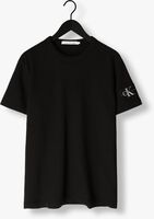 Schwarze CALVIN KLEIN T-shirt BADGE WAFFLE TEE