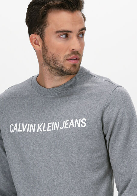 Graue CALVIN KLEIN Sweatshirt CORE INSTITUTIONAL L - large