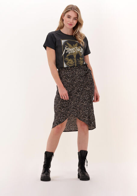 Graue COLOURFUL REBEL T-shirt ISLAND TOUR BOXY TEE - large