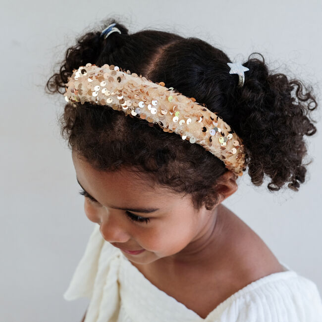 Bronzefarbig Mimi & Lula Haarschmuck SEQUIN ALICE - large