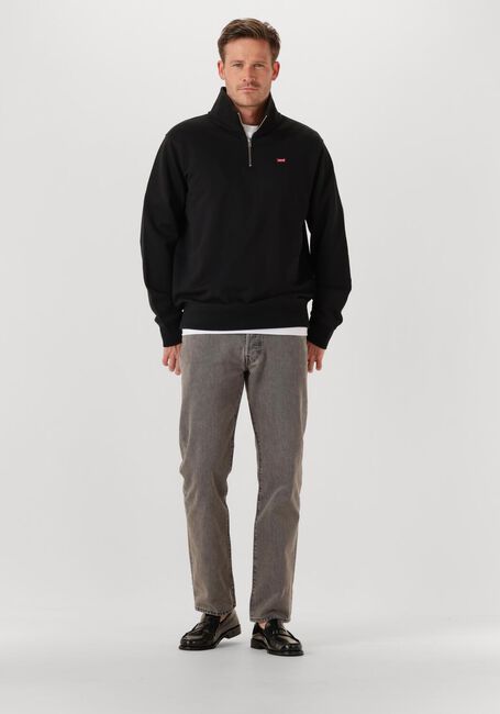 Schwarze LEVI'S Pullover ORIGINAL HM 1/4 ZIP - large