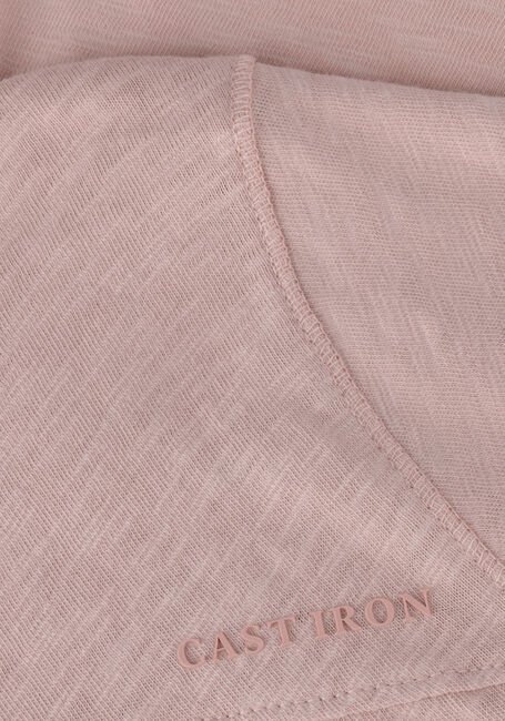 Hell-Pink CAST IRON T-shirt SHORT SLEEVE R-NECK SLUB JERSEY - large