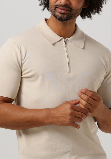 Beige TIGER OF SWEDEN Polo-Shirt ORBIT SS - large