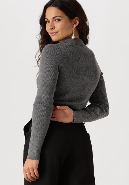 Graue NEO NOIR Pullover PANAMA KNIT BLOUSE - large