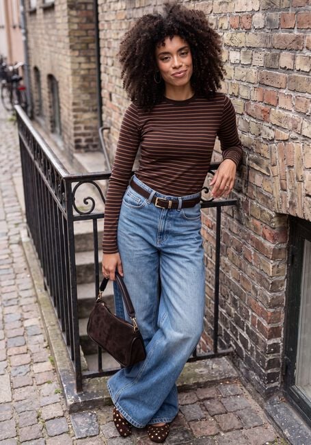 Braune DRYKORN Tops & T-shirts NURIT - large
