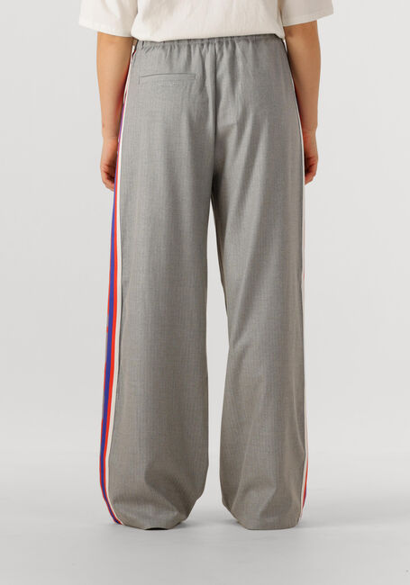 Graue ALIX THE LABEL Weite Hose LADIES WOVEN COATED HERRINGBONE PANTS - large