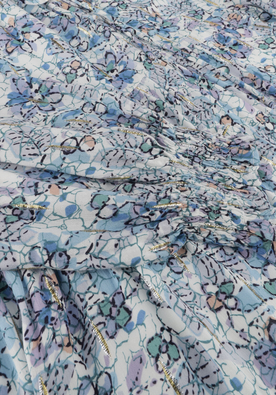 Blaue SUNCOO Minikleid CAROLE - large