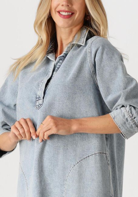 Blaue BY-BAR Minikleid FLYNT DENIM DRESS - large