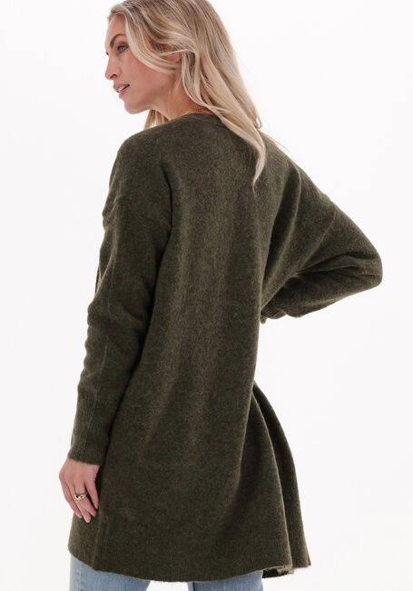 Grüne SELECTED FEMME Strickjacke LULU NEW LS KNIT LONG CARDIGAN B - large