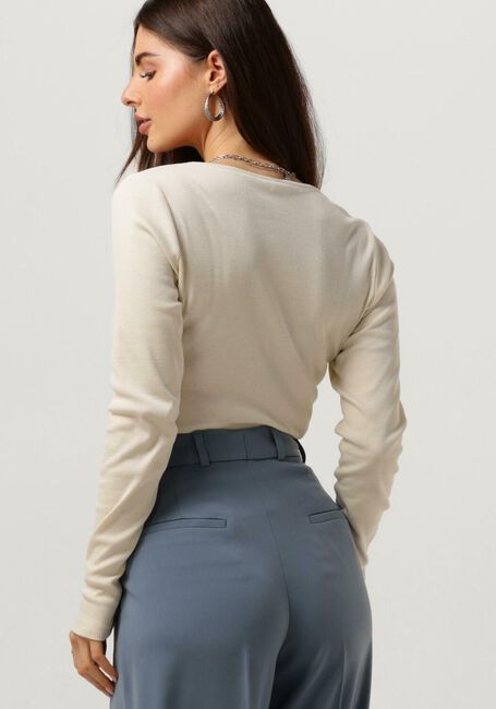 Beige VANILIA Top DIEPE ROND - large