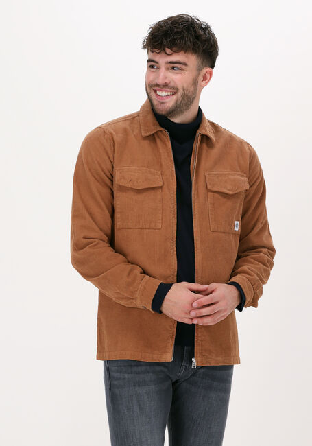 Braune KULTIVATE Overshirt ST BARK - large