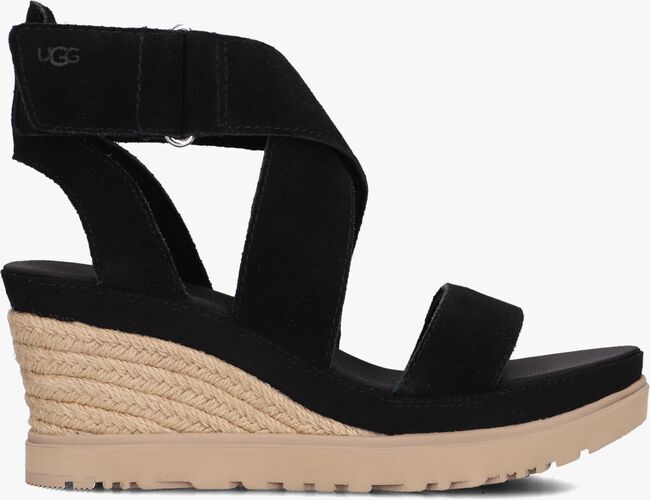 Wedge Sandalen Ugg Schwarz Schwarze UGG Sandalen ILEANA ANKLE Omoda