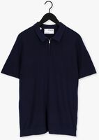 Dunkelblau SELECTED HOMME Polo-Shirt SLHFLORENCE SS KNIT ZIP POLO B