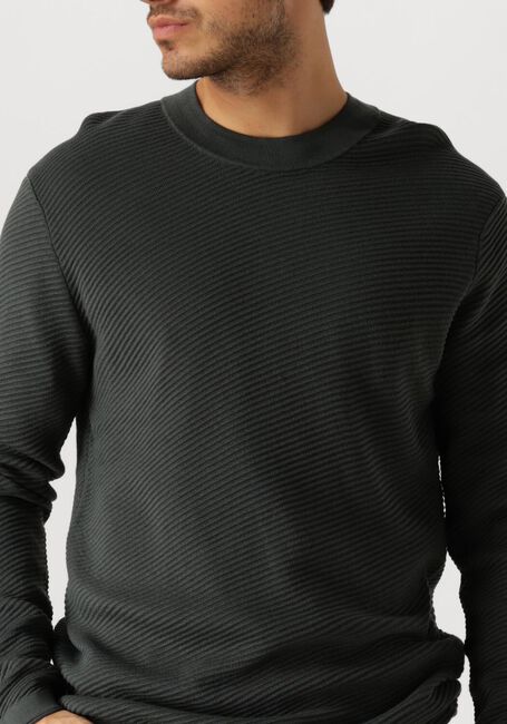 Grüne CAST IRON Pullover MOCK NECK COTTON MODAL - large