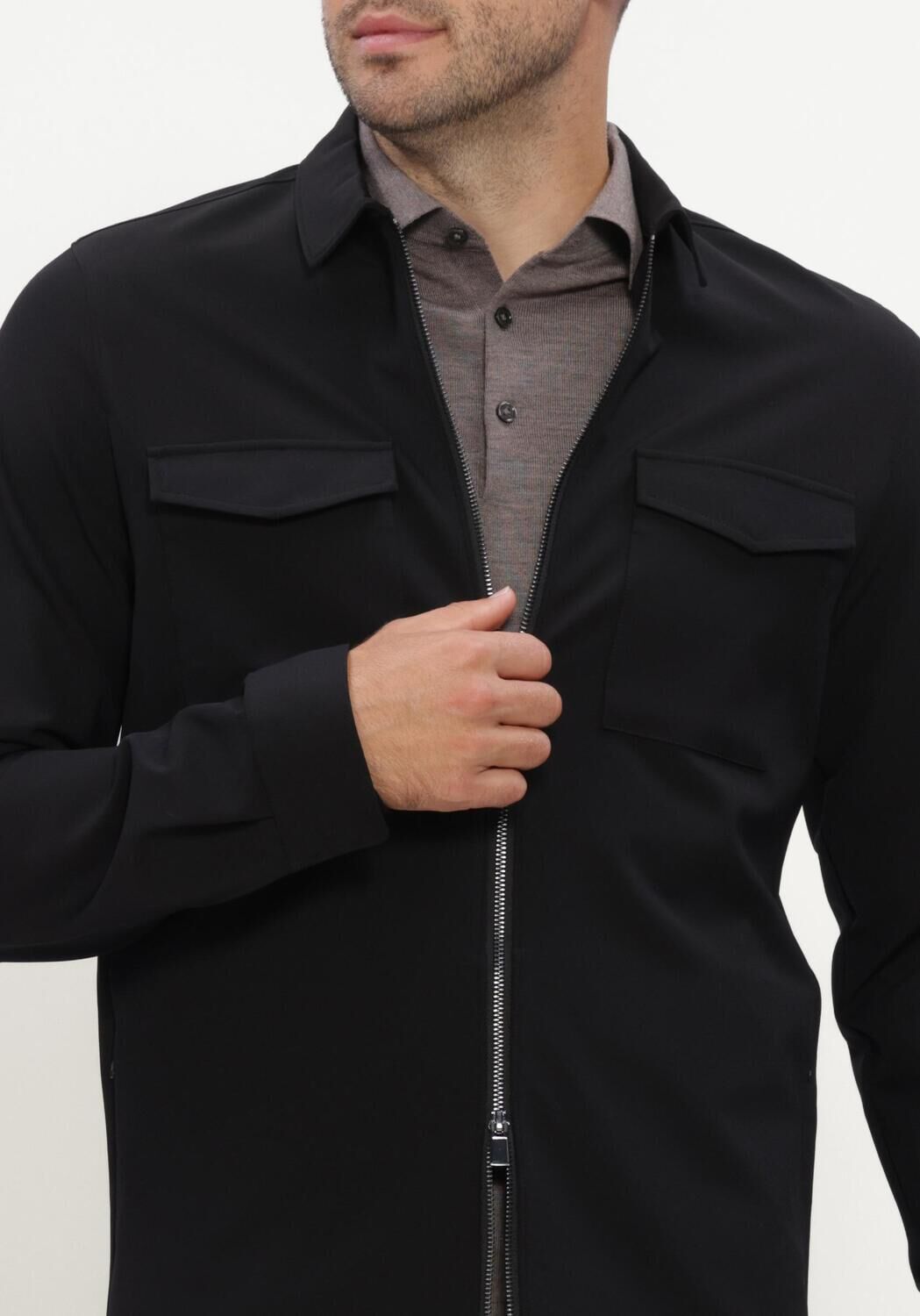 Schwarze STEFANO LAURAN Overshirts SL-CAESAR - large