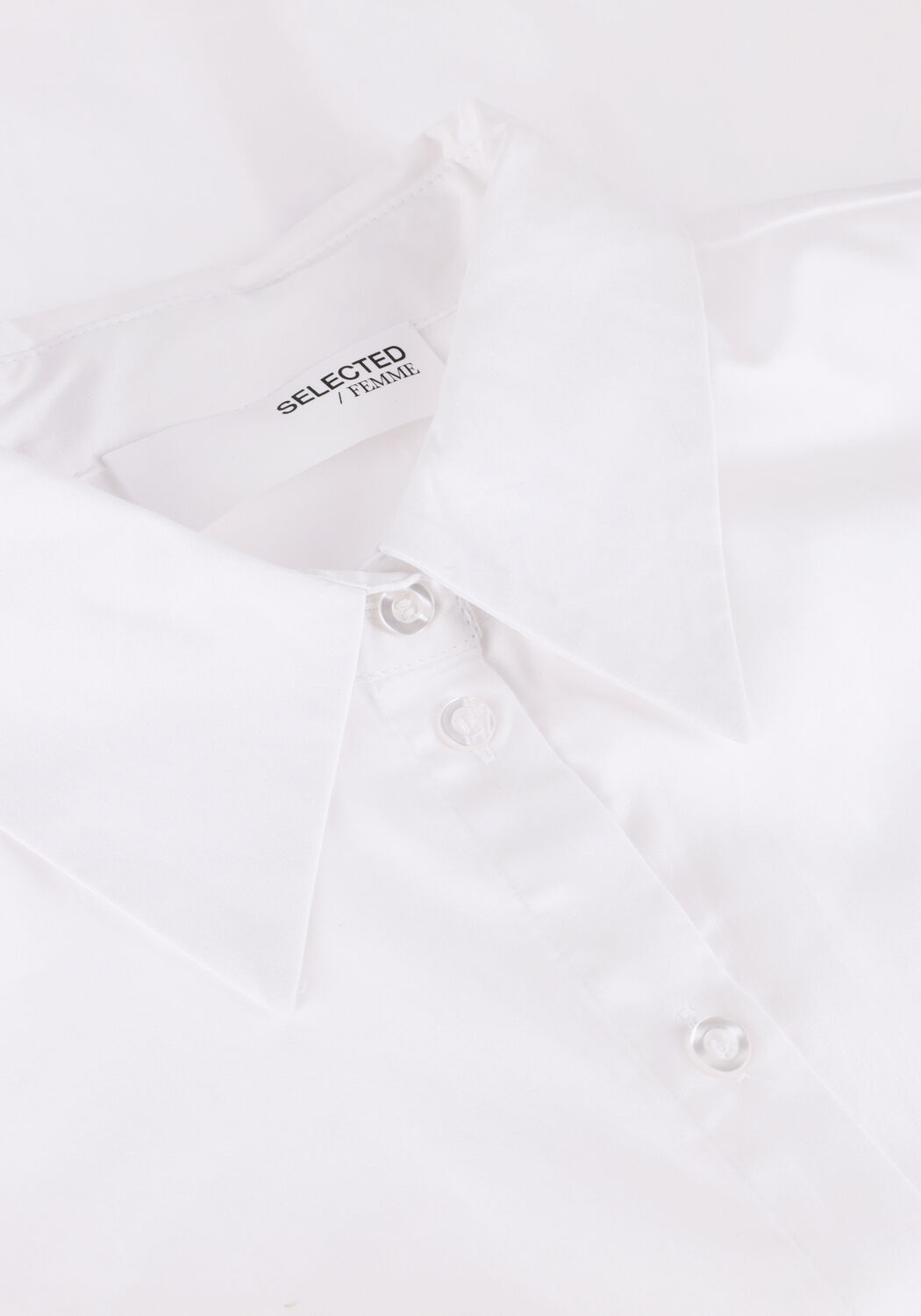 Wei&szlig;e SELECTED WOMEN Blusen SLFROBYN 24 PUFF SLEEVE SHIRT B - large