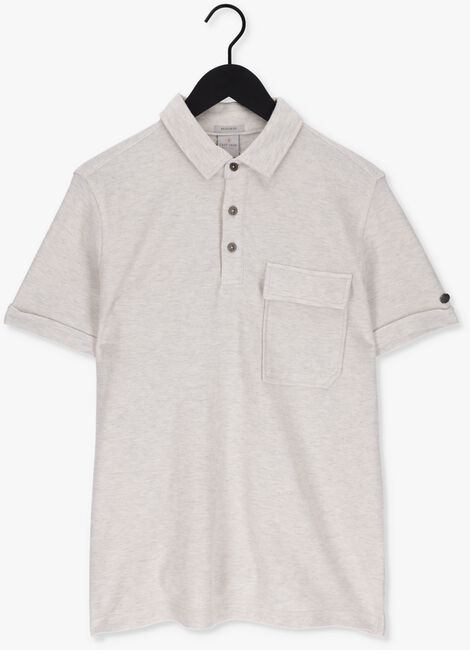 Beige CAST IRON Polo-Shirt SHORT SLEEVE POLO REGULAR COTTON TWILL - large
