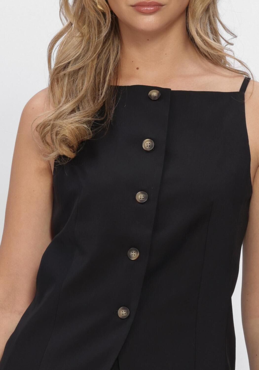 Schwarze WITHBLACK Tops & T-shirts WBLMARITSA WAISTCOAT - large