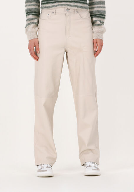 Weiße GOOSECRAFT Weite Hose CLEO PANT - large