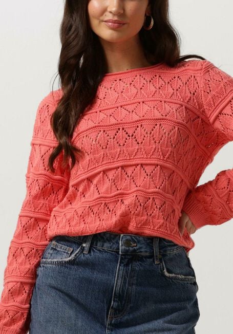 Orangene OBJECT Pullover OBJLIVA L/S O-NECK KNIT PULLOVER - large