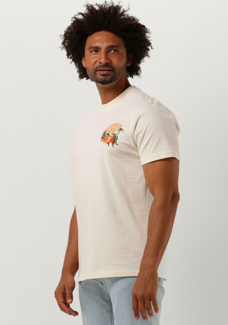 Nicht-gerade weiss WOODBIRD T-shirt RICS PEACH TEE - large