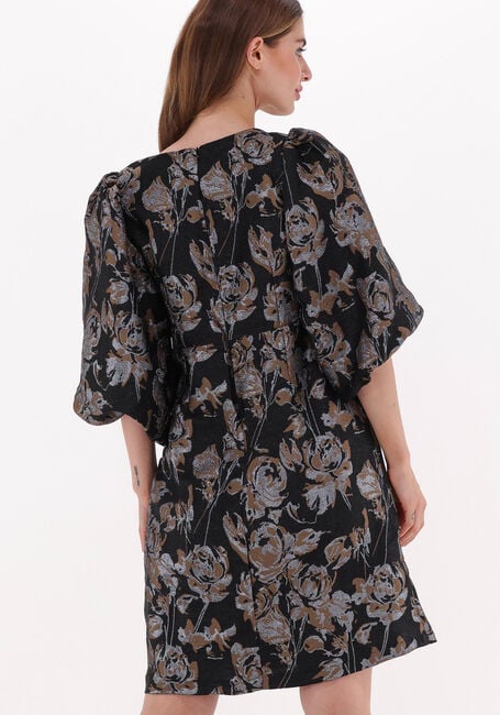 Schwarze CO'COUTURE Minikleid STELLA JACQUARD V-DRESS - large
