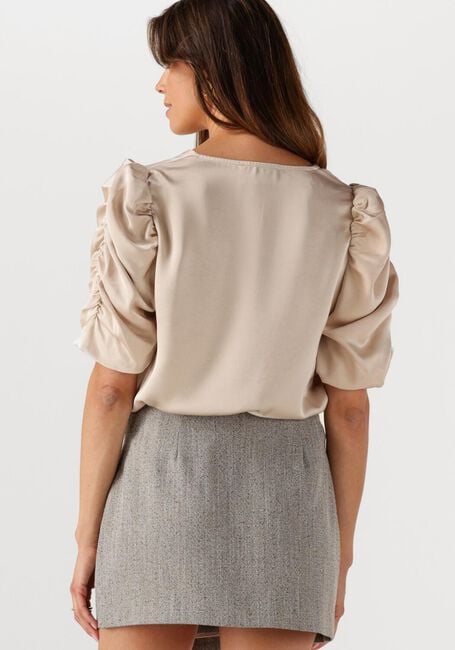 Beige NEO NOIR Blusen ELBA HEAVY SATEEN BLOUSE - large