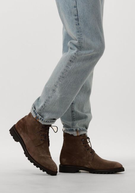 Taupe FLORIS VAN BOMMEL Schnürboots SFM-80033 STURDI Omoda