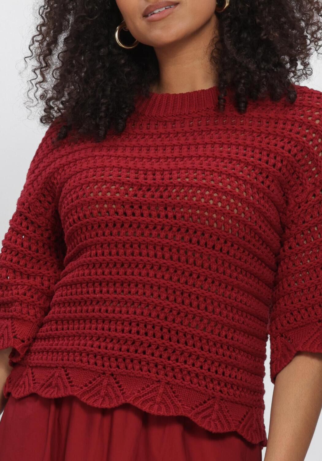 Rote MSCH COPENHAGEN Pullover MSCHTABITHA FAIRYN 2 4 PULLOVER - large