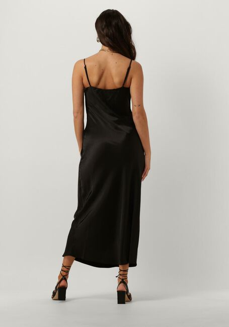 Schwarze NOTRE-V Maxikleid SATIN STRAP DRESS - large